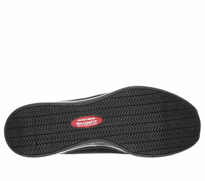 Skechers Work Relaxed Fit SkechAir 8211 Chamness SR Black Men Lace Up