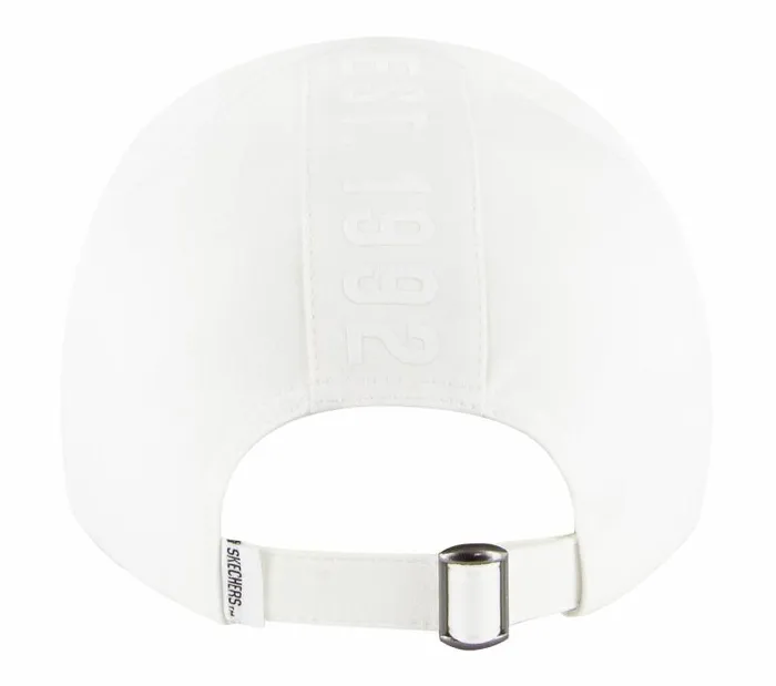Skechers Wrap Logo Baseball Hat White WomenMen Hats Skechers Wrap Logo Baseball Hat White WomenMen Hats