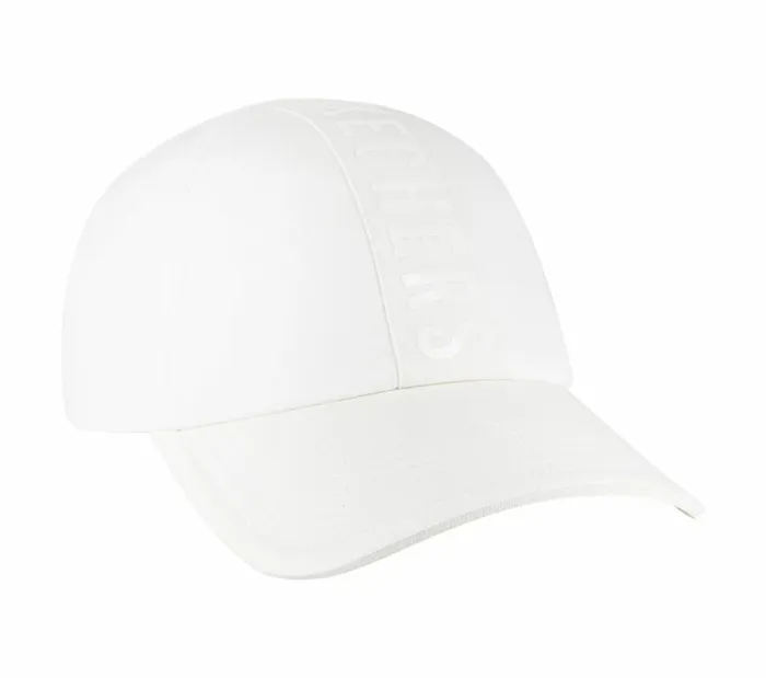 Skechers Wrap Logo Baseball Hat White WomenMen Hats Skechers Wrap Logo Baseball Hat White WomenMen Hats