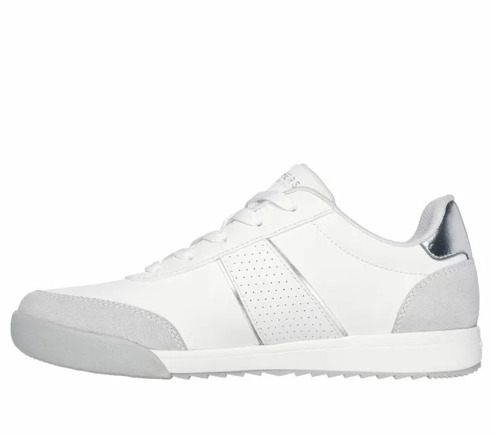 Skechers Zinger 20 8211 Retro Runwayz White Women Casual Sneakers Skechers Zinger 20 8211 Retro Runwayz White Women Casual Sneakers