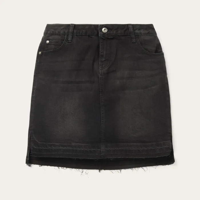 Skirts and Shorts Women Stetson Black Denim 5Pocket Skirt Black