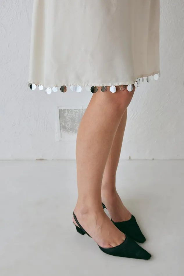 Skirts Women VRG GRL Spritz Midi Skirt Cream Skirts Women VRG GRL Spritz Midi Skirt Cream