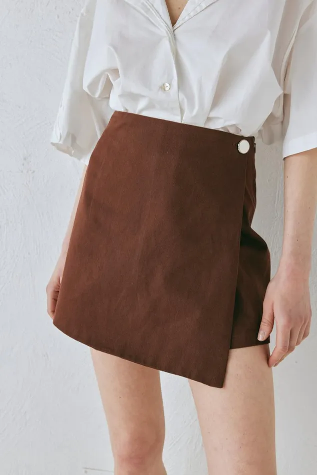 Skorts Women VRG GRL Cove Skort Chocolate Skorts Women VRG GRL Cove Skort Chocolate