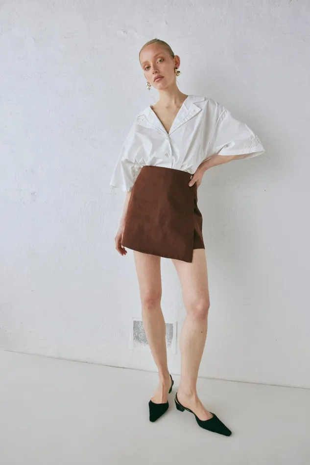 Skorts Women VRG GRL Cove Skort Chocolate Skorts Women VRG GRL Cove Skort Chocolate