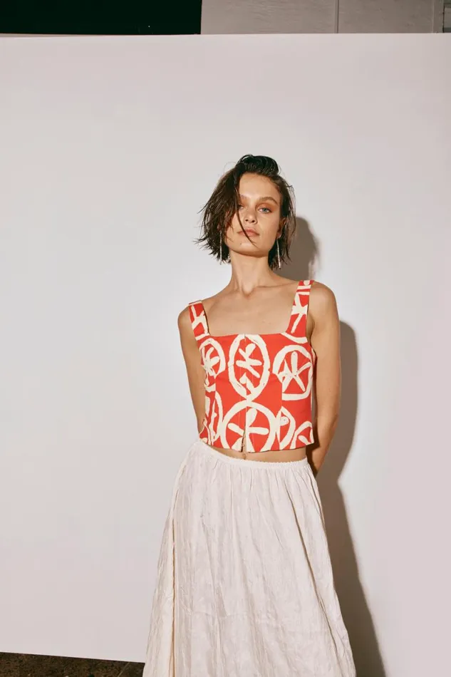 Sleeveless Women VRG GRL The Way To San Jose Top Print Sleeveless Women VRG GRL The Way To San Jose Top Print