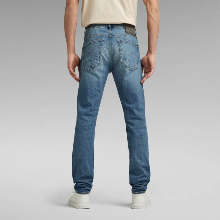 Slim Men GStar RAW 3301 Slim Jeans Antique Faded Blue Opal Restored