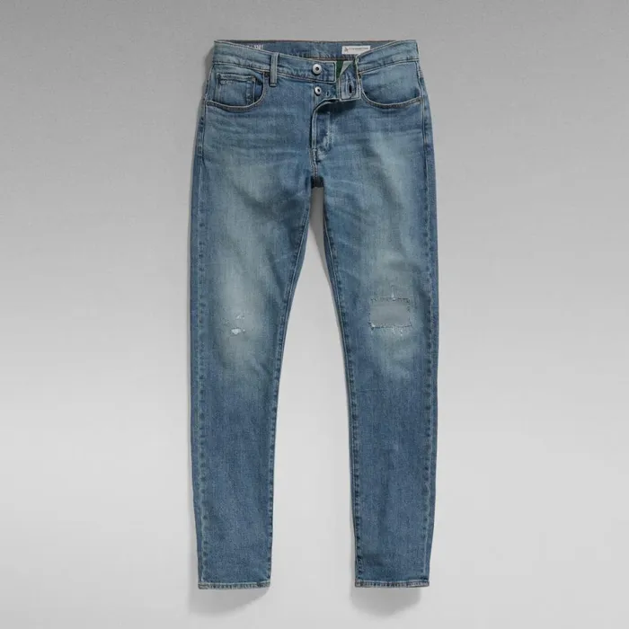Slim Men GStar RAW 3301 Slim Jeans Antique Faded Blue Opal Restored
