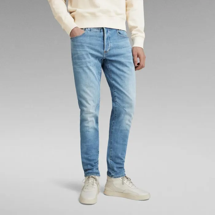 Slim Men GStar RAW DStaq 5Pocket Slim Jeans Light Indigo Aged