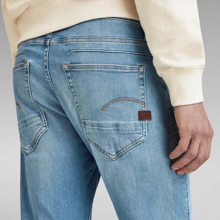 Slim Men GStar RAW DStaq 5Pocket Slim Jeans Light Indigo Aged