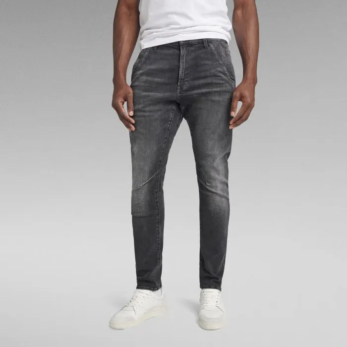 Slim Men GStar RAW Kairori 3D Slim Jeans Worn In Black Moon