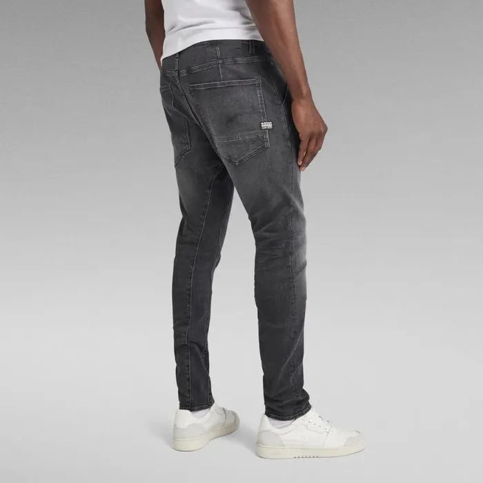 Slim Men GStar RAW Kairori 3D Slim Jeans Worn In Black Moon