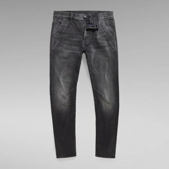 Slim Men GStar RAW Kairori 3D Slim Jeans Worn In Black Moon