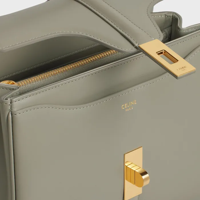 Small 16 Bag In Satinated Calfskin Green Clay Women CELINE 16 Small 16 Bag In Satinated Calfskin Green Clay Women CELINE 16