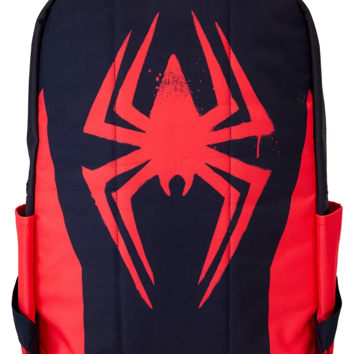 SpiderVerse Miles Morales Suit Nylon FullSize Backpack Unisex Loungefly Backpacks SpiderVerse Miles Morales Suit Nylon FullSize Backpack Unisex Loungefly Backpacks