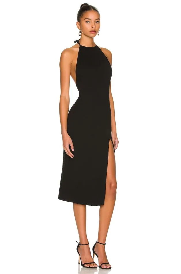 Stardust Midi Dress Black Women Lovers and Friends Dresses