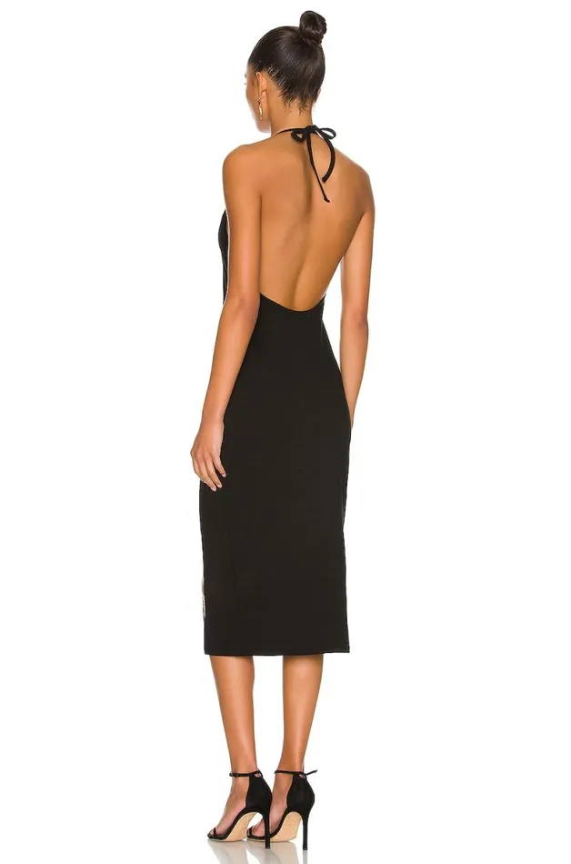 Stardust Midi Dress Black Women Lovers and Friends Dresses