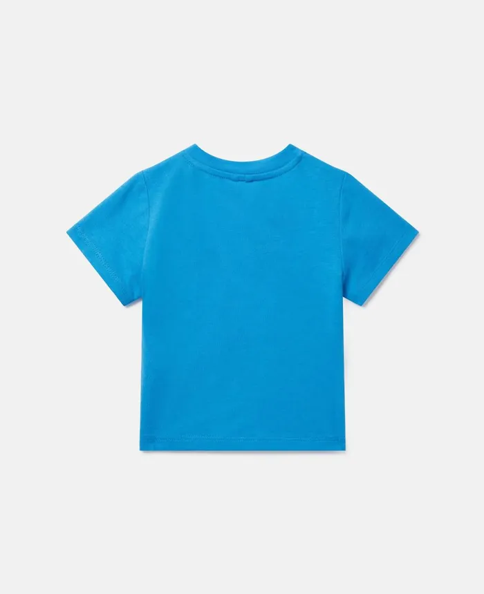 Stella McCartney Double Baby Parrot Print TShirt Blue Kids Sweatshirt And TShirts Stella McCartney Double Baby Parrot Print TShirt Blue Kids Sweatshirt And TShirts
