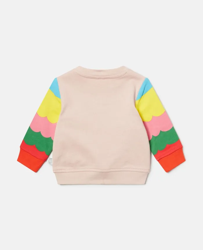 Stella McCartney Double Parrot Print Sweatshirt Multicolour Kids Sweatshirt And TShirts Stella McCartney Double Parrot Print Sweatshirt Multicolour Kids Sweatshirt And TShirts