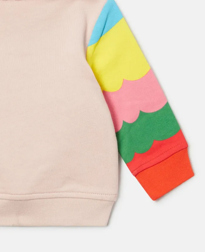 Stella McCartney Double Parrot Print Sweatshirt Multicolour Kids Sweatshirt And TShirts Stella McCartney Double Parrot Print Sweatshirt Multicolour Kids Sweatshirt And TShirts