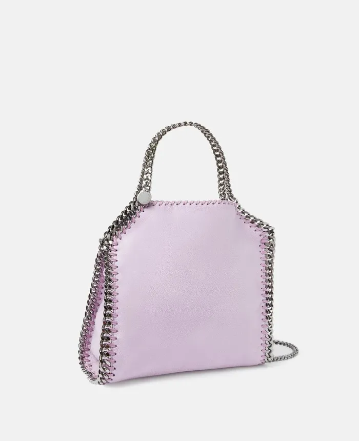 Stella McCartney Falabella Mini Tote Bag Lilac Women Mini Bags And Clutches