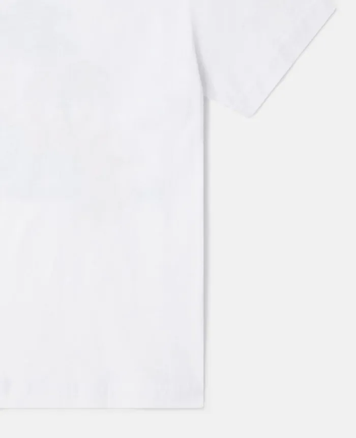 Stella McCartney Gecko Motif TShirt White Kids TShirts And Sweatshirt