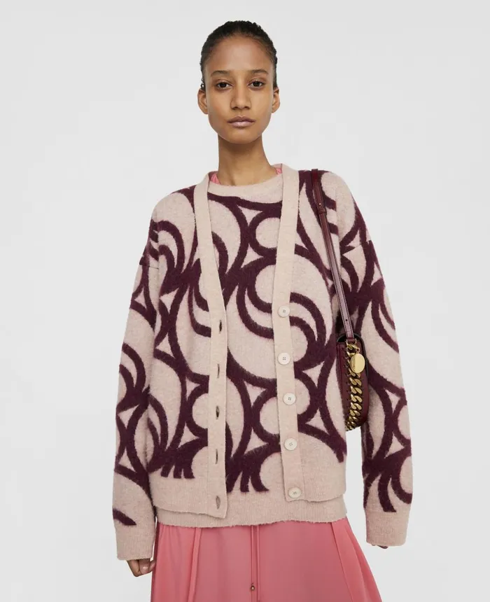 Stella McCartney SWave Cardigan Multicolor Women Knitwear