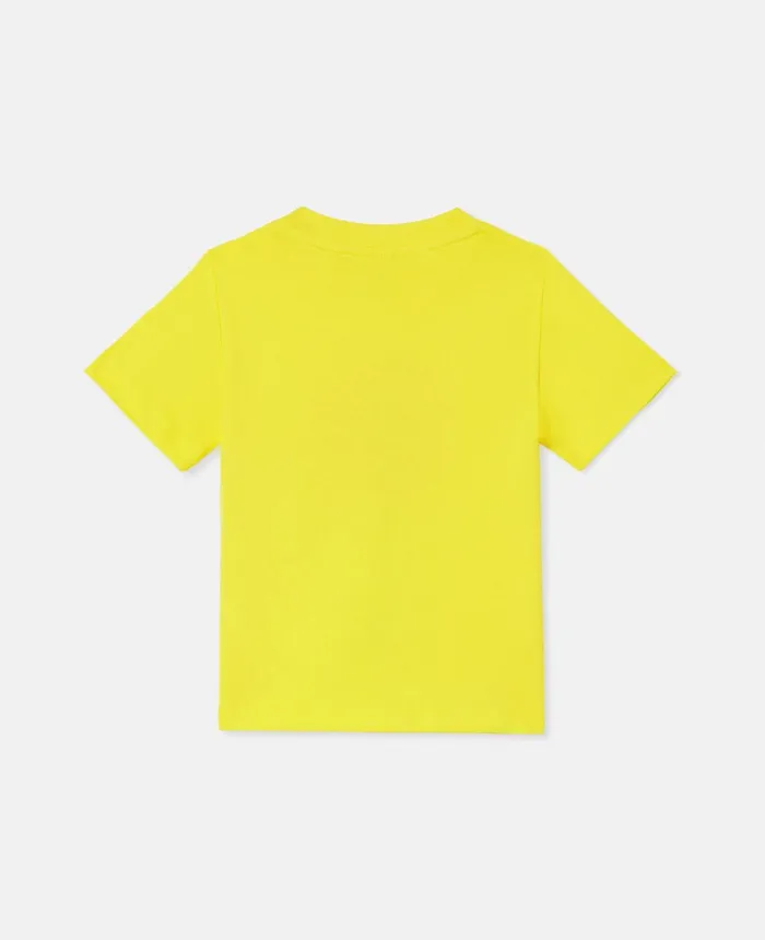 Stella McCartney Smiley Flower Motif TShirt White Kids Sweatshirt And TShirts Stella McCartney Smiley Flower Motif TShirt White Kids Sweatshirt And TShirts