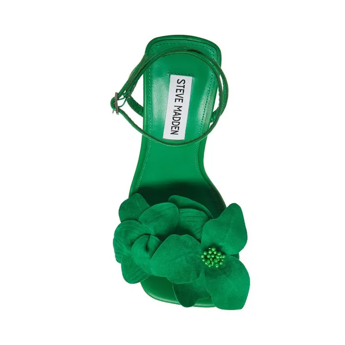 Steve Madden Amani Green Womens Heels