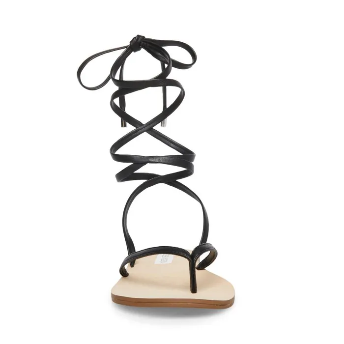 Steve Madden Anna Black Womens Sandals