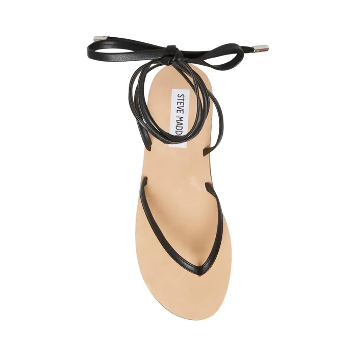 Steve Madden Anna Black Womens Sandals