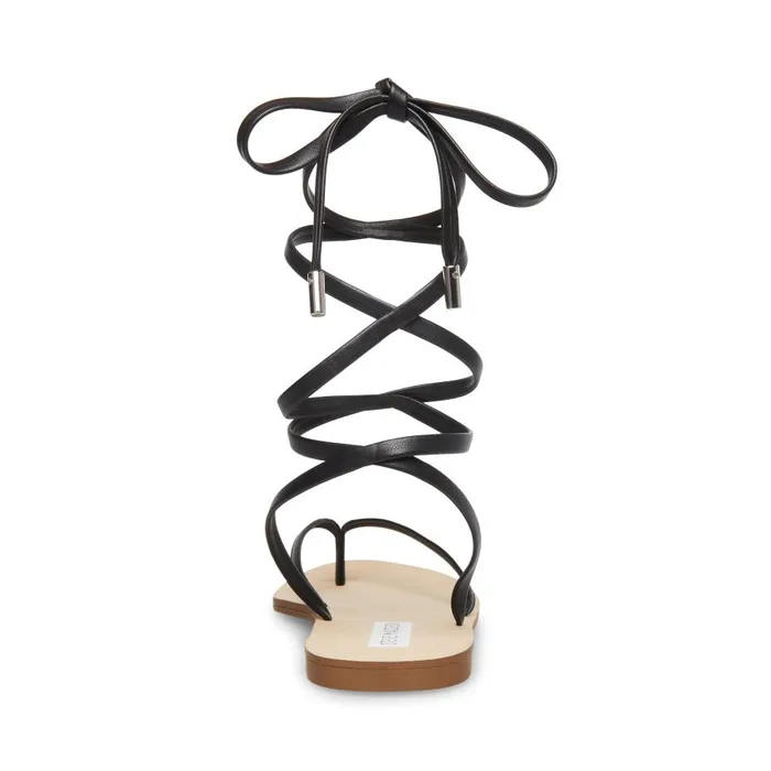Steve Madden Anna Black Womens Sandals