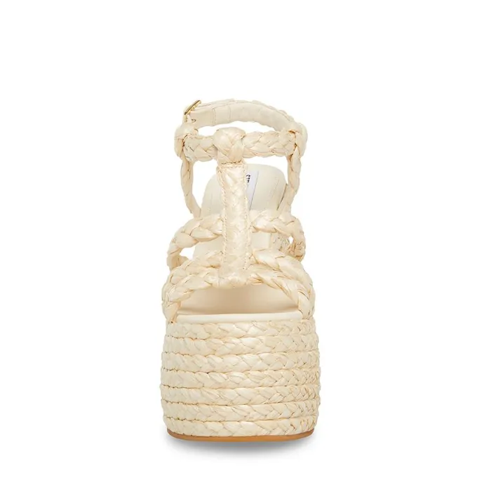 Steve Madden Antonella Raffia Womens Heels
