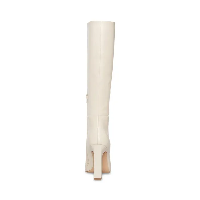 Steve Madden Archers Bone Leather Womens Boots and Booties