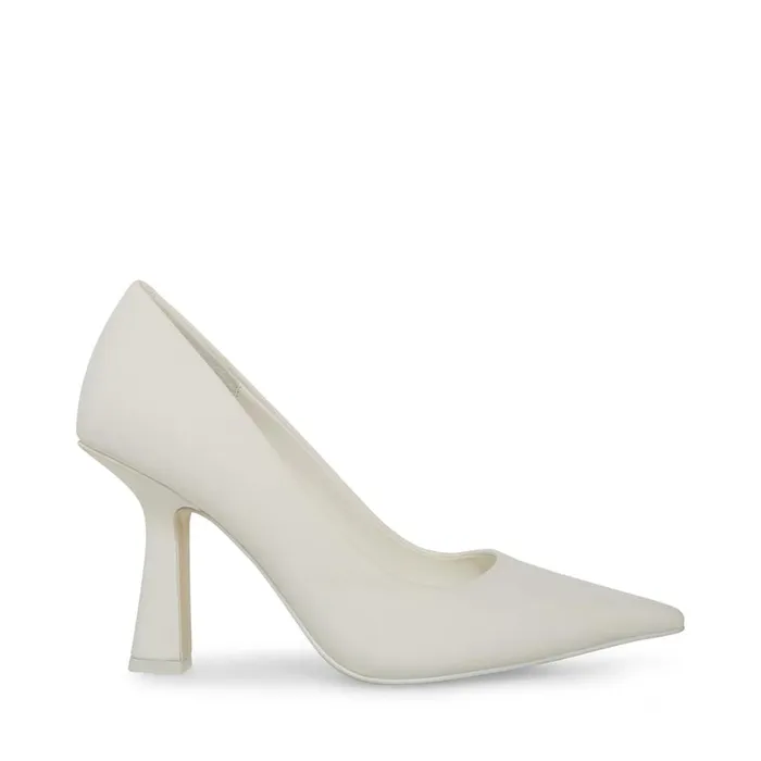 Steve Madden Cassidy White Womens Heels