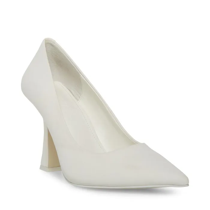 Steve Madden Cassidy White Womens Heels