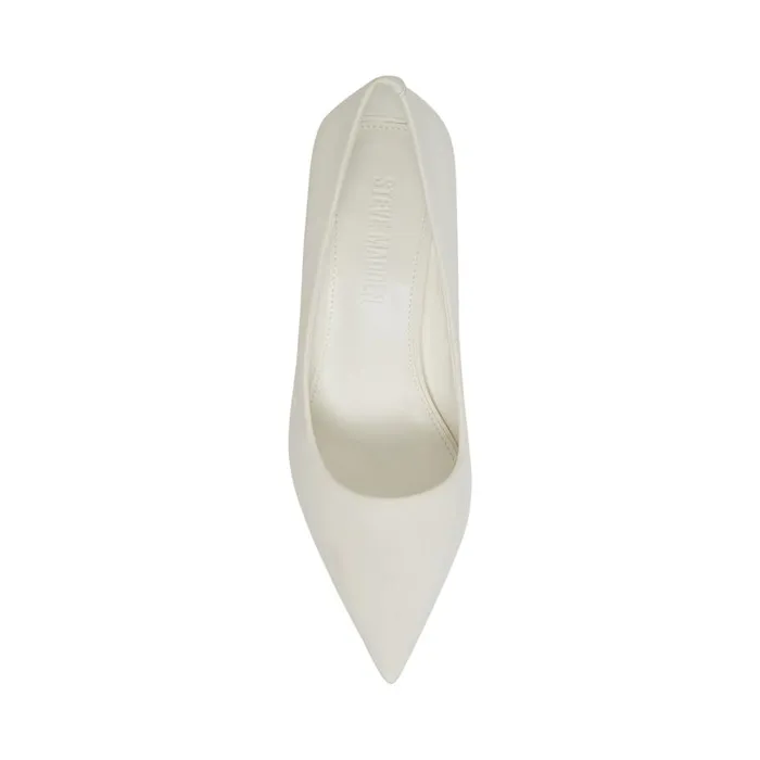 Steve Madden Cassidy White Womens Heels