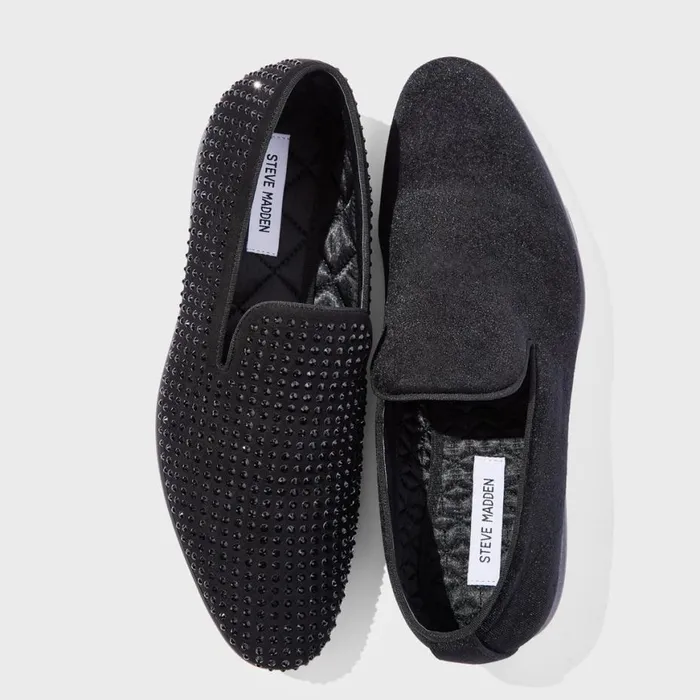 Steve Madden Cavia Black Mens Loafers