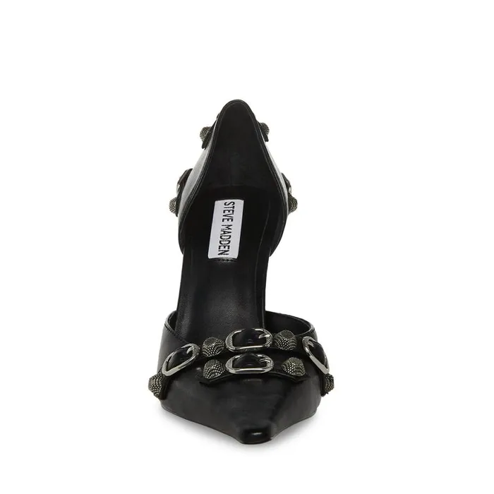 Steve Madden Dali Black Womens Heels