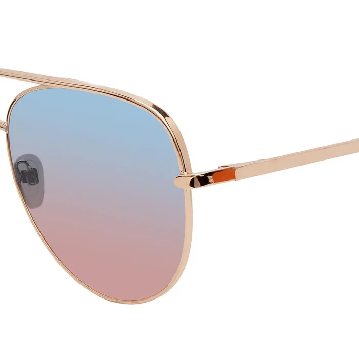Steve Madden Dante Sunglasses Rose Gold Womens Sunglasses