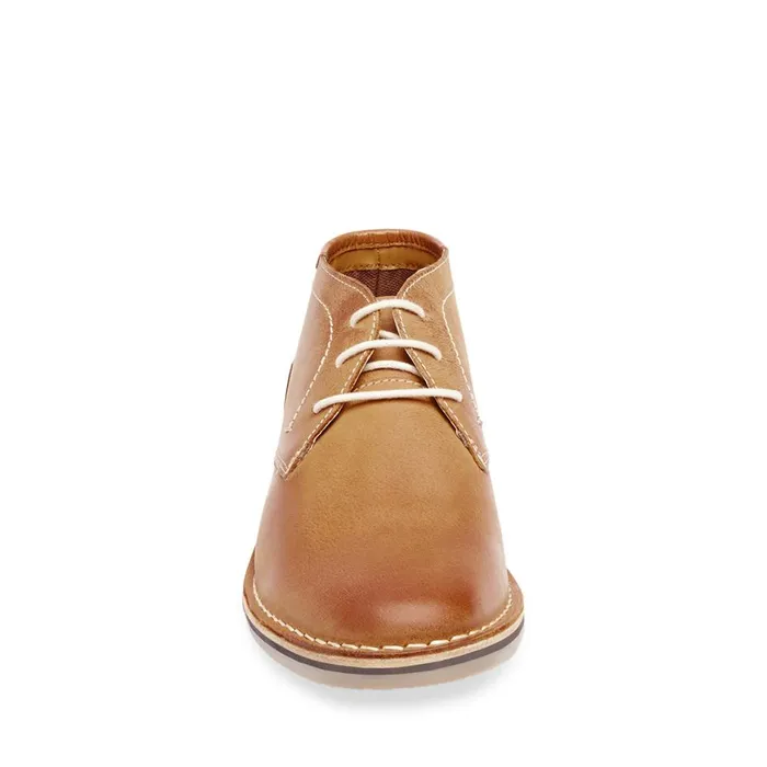 Steve Madden Hestonn Tan Leather Mens Boots