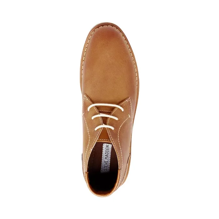 Steve Madden Hestonn Tan Leather Mens Boots