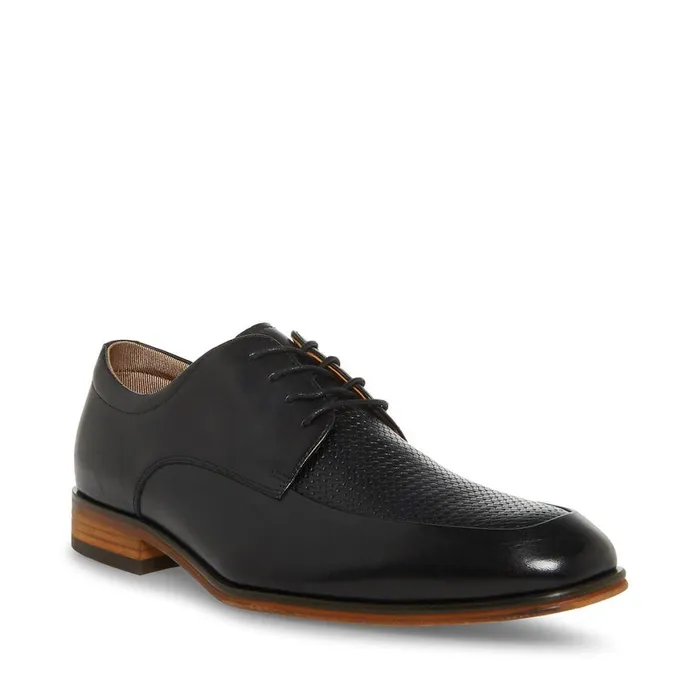 Steve Madden Imala Black Leather Mens Dress