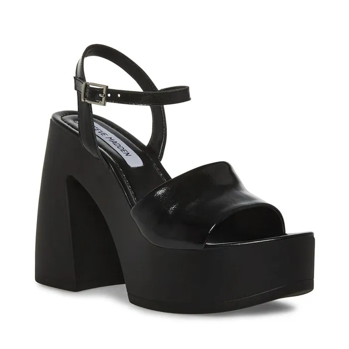 Steve Madden Jordana Black Patent Womens Heels