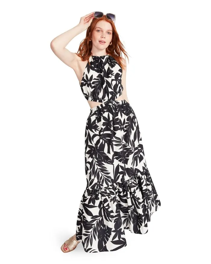 Steve Madden Jules Dress BlackWhite Womens Dresses