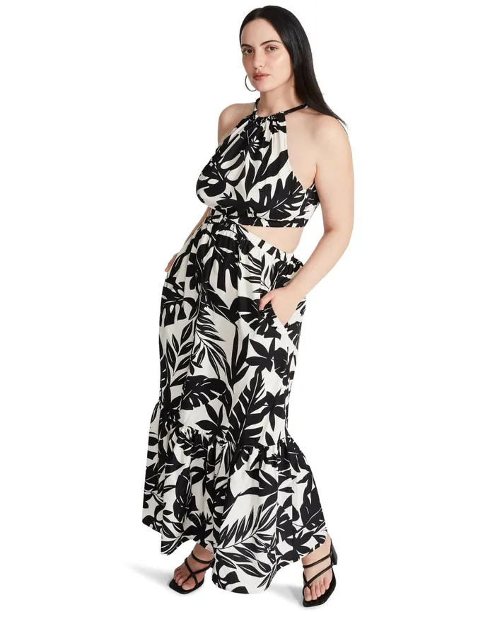 Steve Madden Jules Dress BlackWhite Womens Dresses