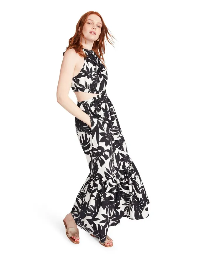 Steve Madden Jules Dress BlackWhite Womens Dresses