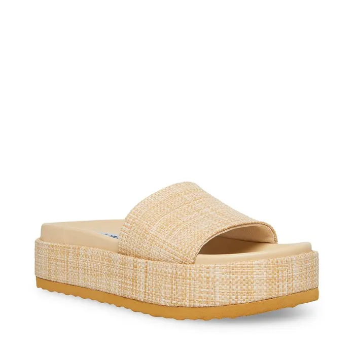 Steve Madden Kasper Natural Womens Sandals