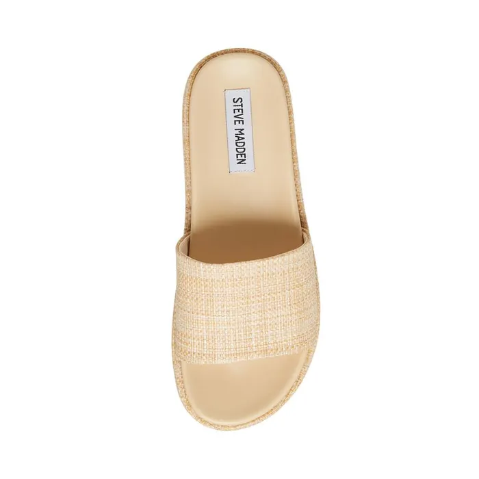 Steve Madden Kasper Natural Womens Sandals