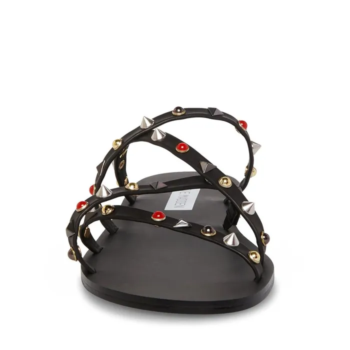 Steve Madden Kelsey Black Multi Womens Sandals
