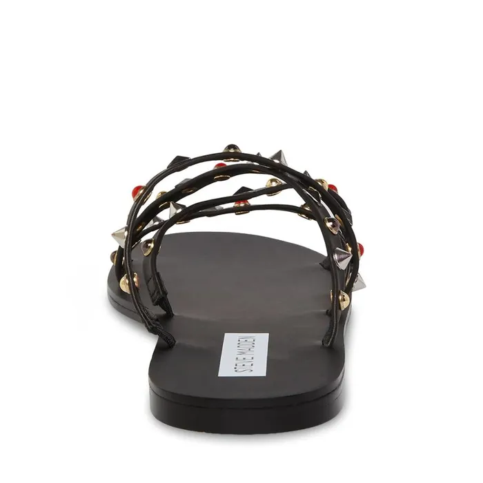Steve Madden Kelsey Black Multi Womens Sandals